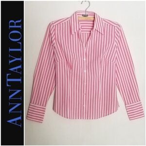 Ann Taylor Button Down Career Top